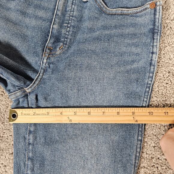 Madewell Jeans Womens 26 Blue Stovepipe Ditmas Wash Straight Stretch Normcore - Picture 13 of 16